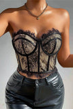 Lace Bustier Top