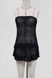 Chic Knit Halter Vacation Dress