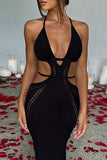 Strappy Cut-Out Maxi Dress