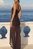 Polka Dot High-Low Sundress