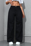Classic High-Waist Straight Jeans
