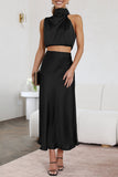 Elegant Sleeveless Casual Set