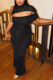 Elegant Cutout Evening Dress
