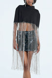 Fringe Hem Poncho