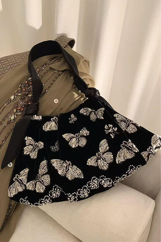 Butterfly Motif Shoulder Bag