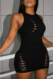 Cutout Detail Skirt Set