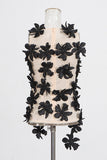 Floral Appliqué Sleeveless Tank