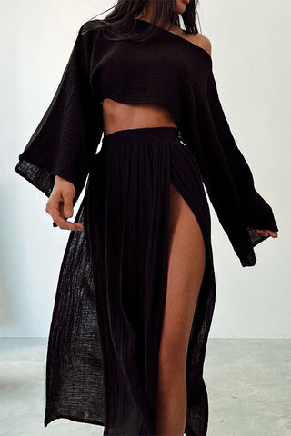 Flowy Two-Piece Skirt Set