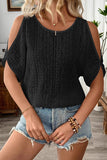 Cold Shoulder Lace Top