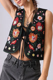 Floral Boho Vest