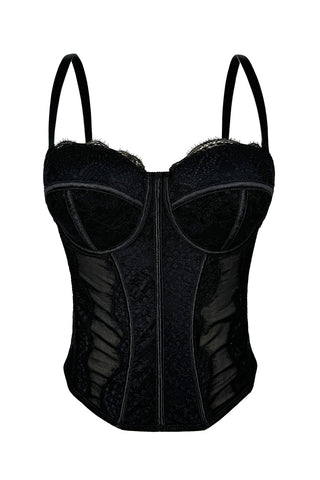 Lace-Overlay Camisole