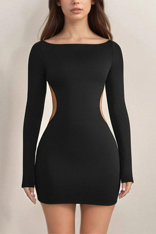 Elegant Long-Sleeve Bodycon Dress