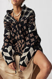 Geometric Knit Cardigan
