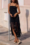 Circle Accented Maxi Dress