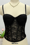 Lace-Detail Bustier Cami