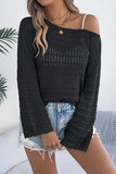 Off-Shoulder Knit Sweater