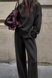 Casual Loose-Fit Pants Set