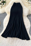 Ribbed Midi Skirt