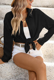Button-Up Blouse with Textured Design