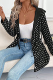 Stylish Leopard Print Hooded Coat