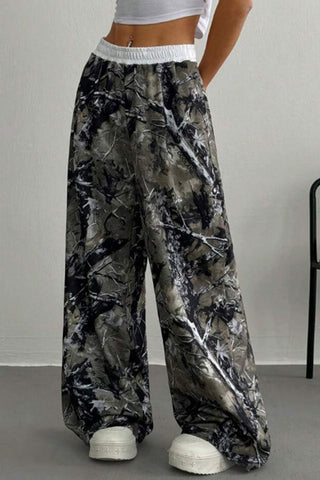 Splatter Print Jogger Pants