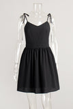 Strappy A-Line Casual Dress