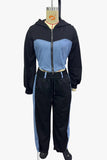 Zip-Up Stylish Pants Set