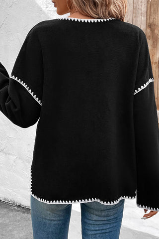 Button-Front Cardigan