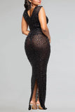 Elegant Beaded Night Out Dress