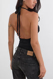 Halter Cutout Tank Top