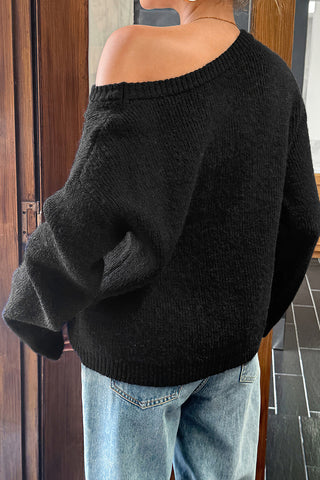 Off-Shoulder Cozy Sweater