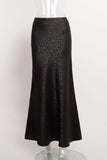 Elegant Leopard Print Skirt