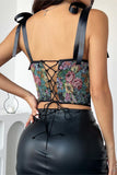 Floral Lace Corset Top
