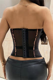 Strapless Corset Tank Top