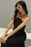 Halter-Neck Maxi Dress