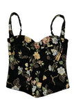 Floral Corset-Style Camisole