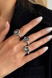 Geometric Stone Statement Ring