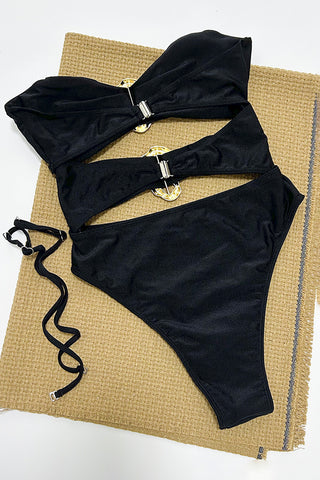 Cut-Out Detail One-Piece Swimsuit