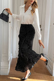 Polka Dot Maxi Skirt