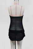 Chic Knit Halter Vacation Dress