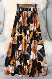 Floral Print Maxi Skirt