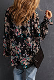 Elegant Flower Print Blouse