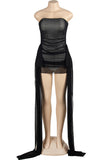 Elegant Ruched Evening Dress