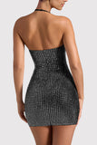 Halter-Neck Mini Dress