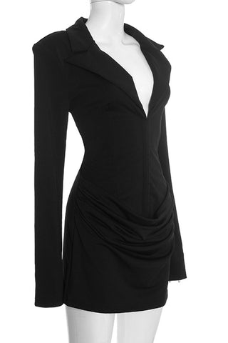 Stylish Ruched Casual Dress