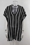 Breezy Knit V-Neck Cover-Up