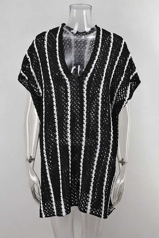 Breezy Knit V-Neck Cover-Up
