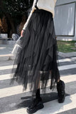 Flowing Layered Casual Skirt
