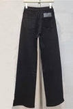 Sparkle Embellished Straight Jeans