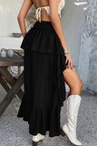 Layered High-Low Skirt